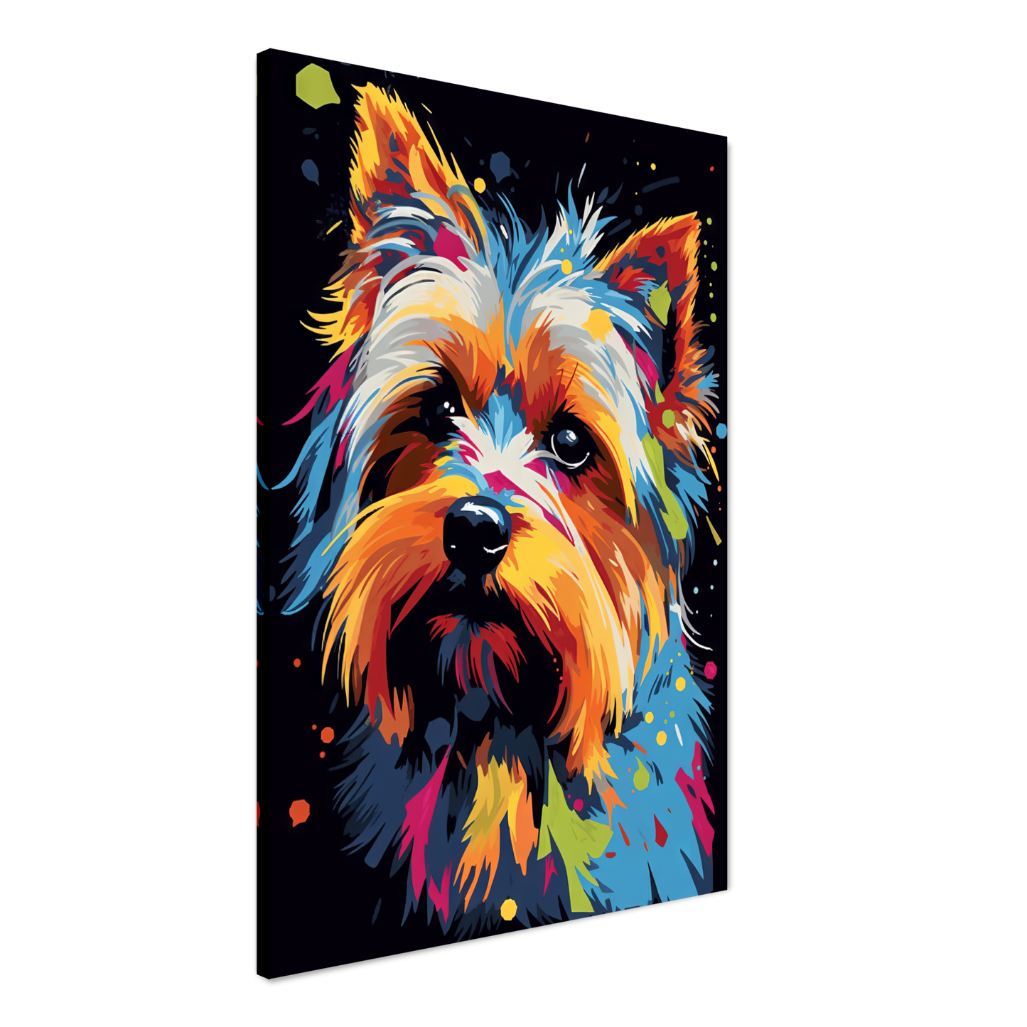 Hund Yorkshire Terrier Pop-Art (DOG50)