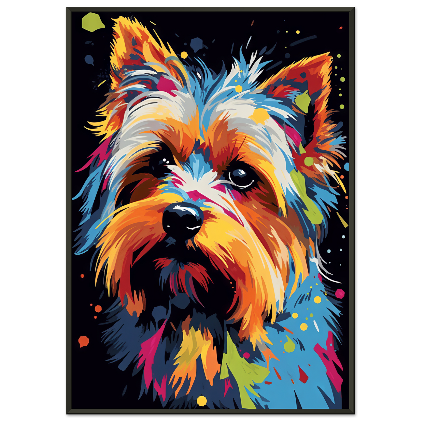 Hund Yorkshire Terrier Pop-Art (DOG50)