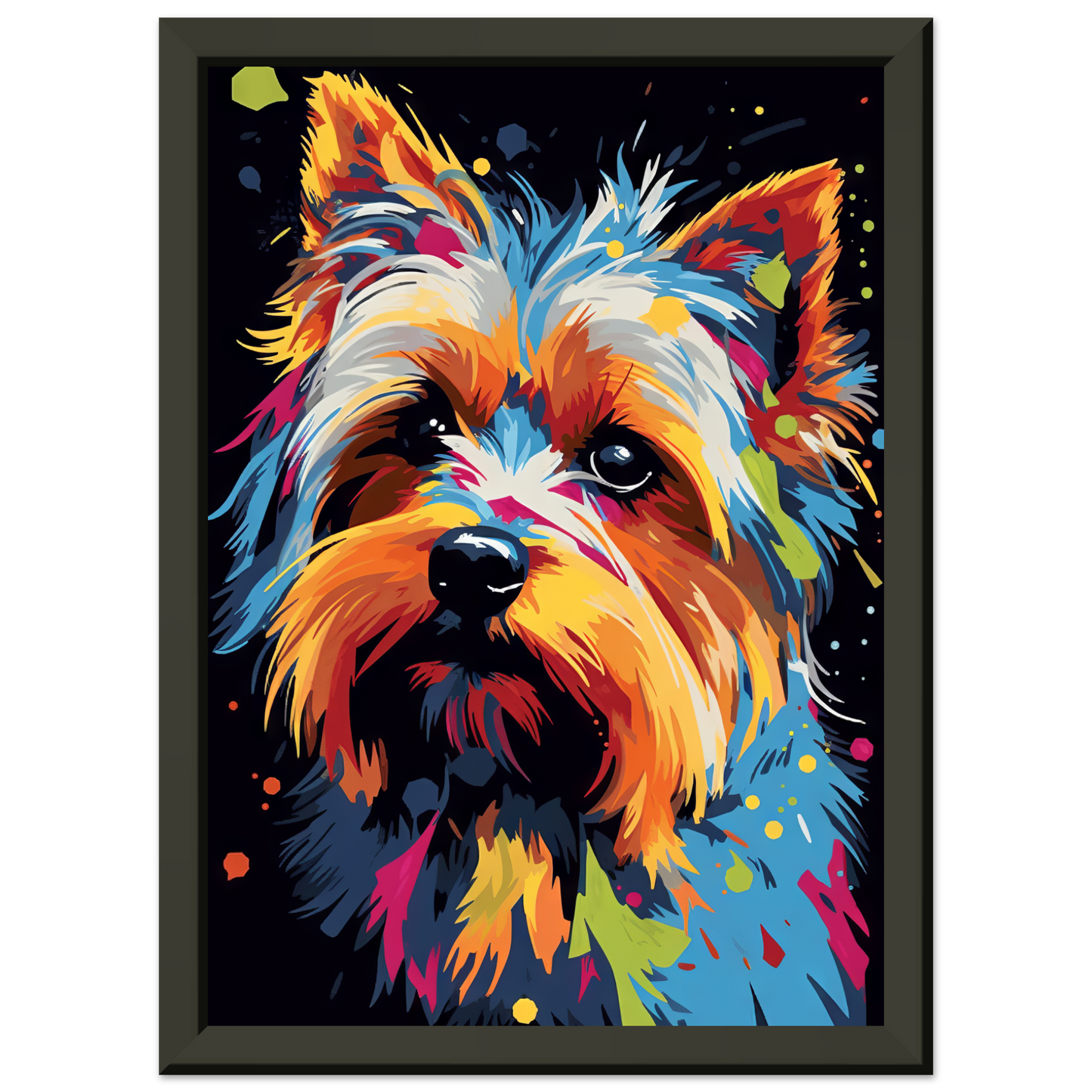 Hund Yorkshire Terrier Pop-Art (DOG50)