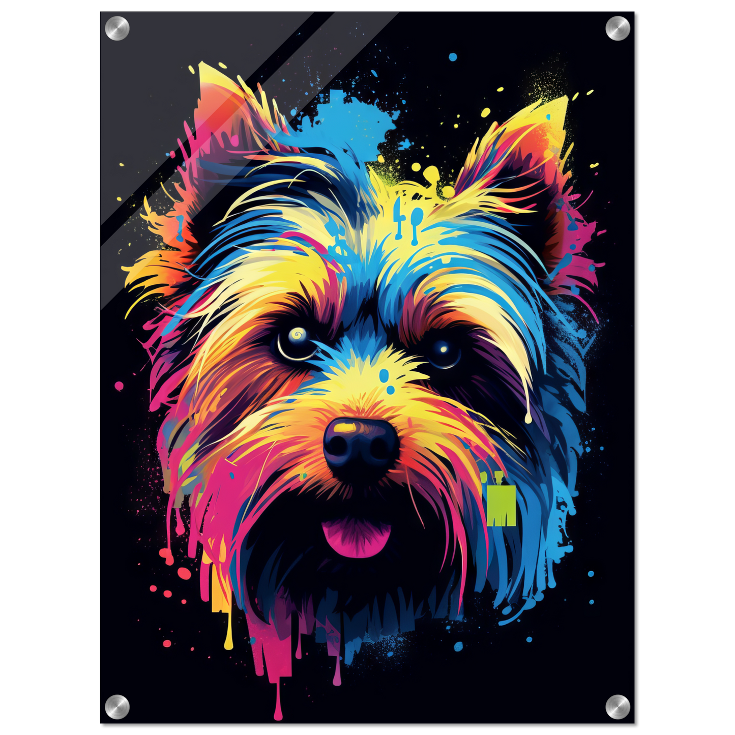 Hund Yorkshire Terrier Pop-Art (DOG51)