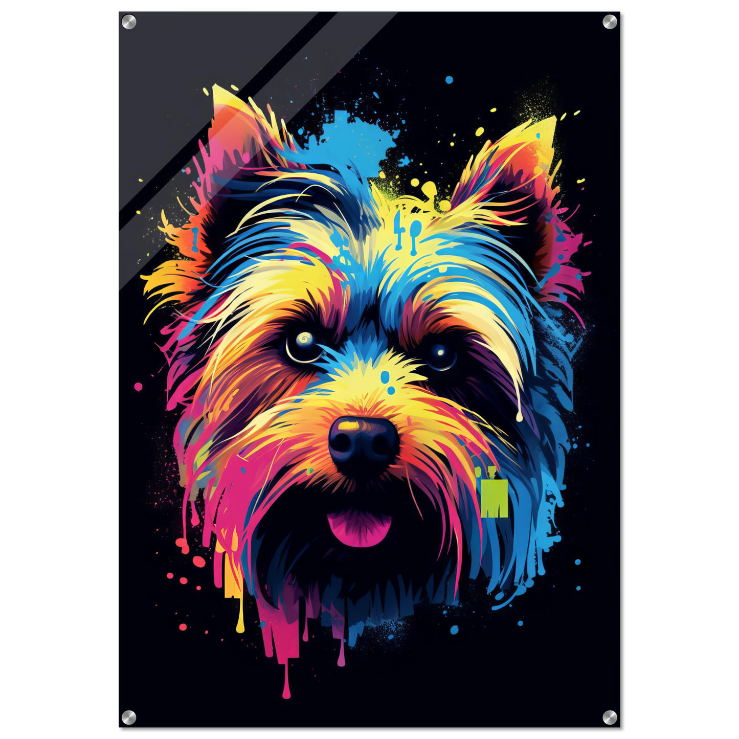 Hund Yorkshire Terrier Pop-Art (DOG51)