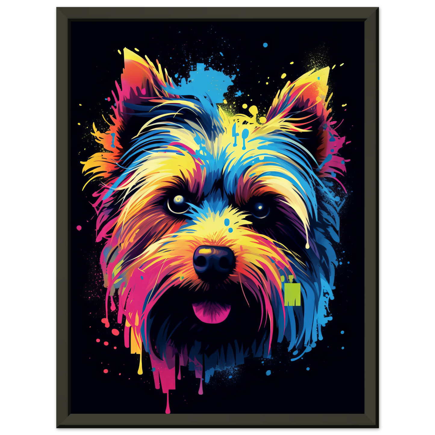 Hund Yorkshire Terrier Pop-Art (DOG51)