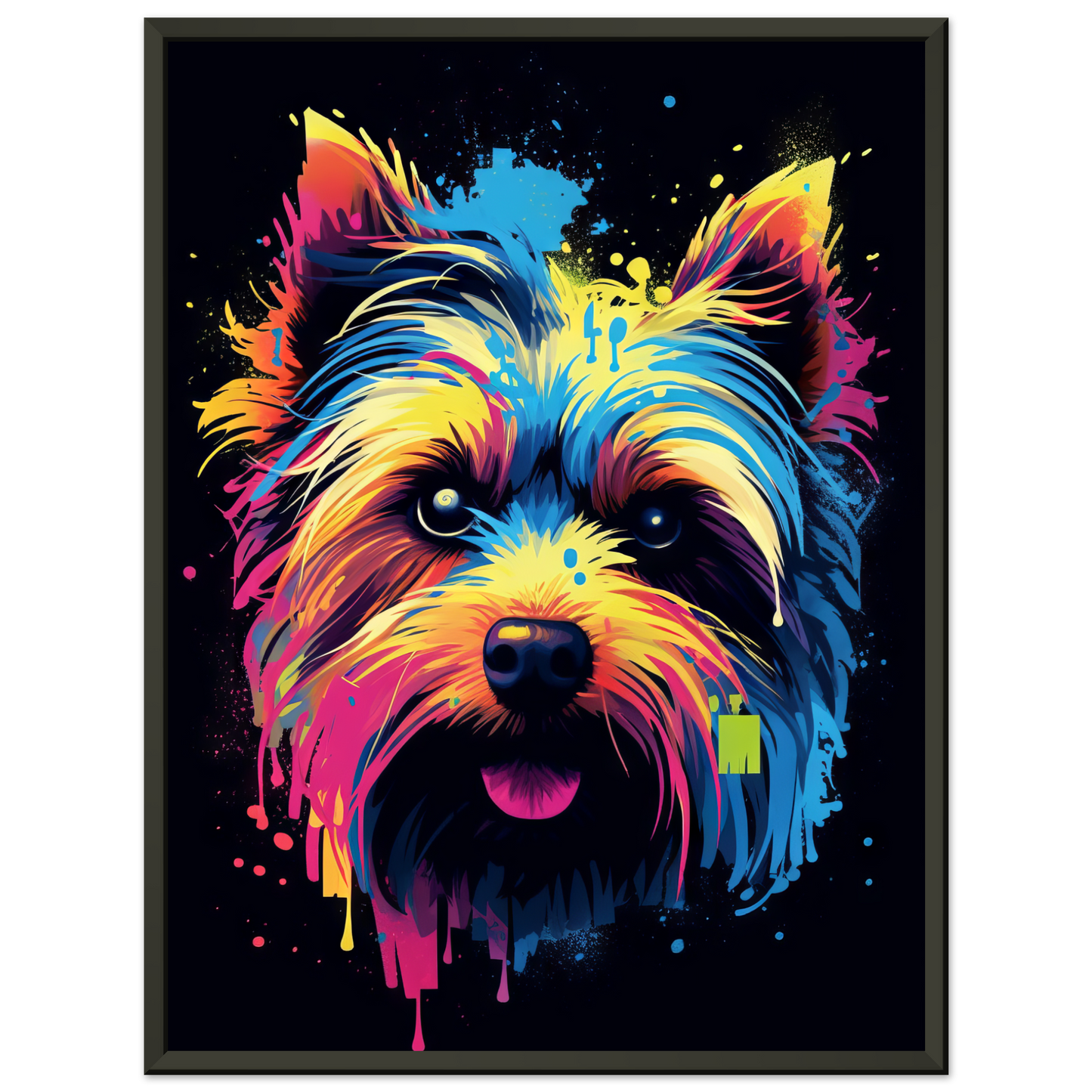 Hund Yorkshire Terrier Pop-Art (DOG51)
