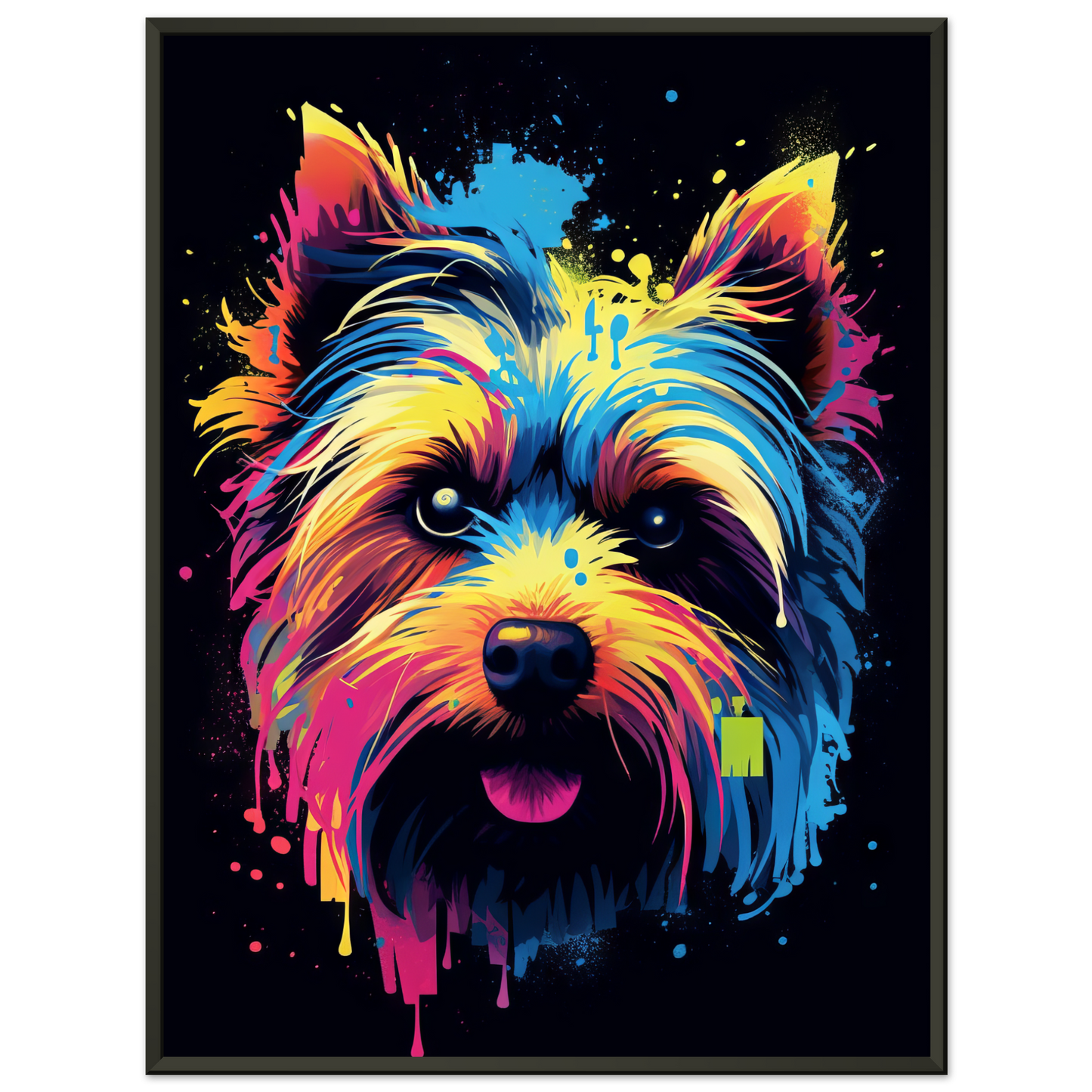 Hund Yorkshire Terrier Pop-Art (DOG51)