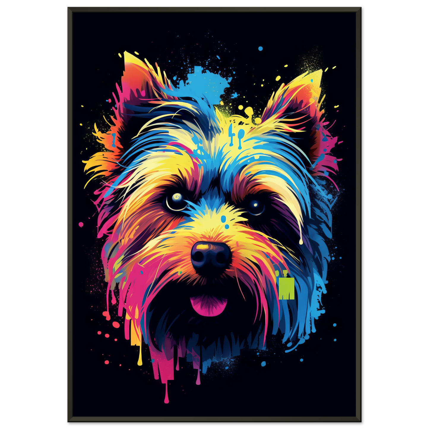 Hund Yorkshire Terrier Pop-Art (DOG51)