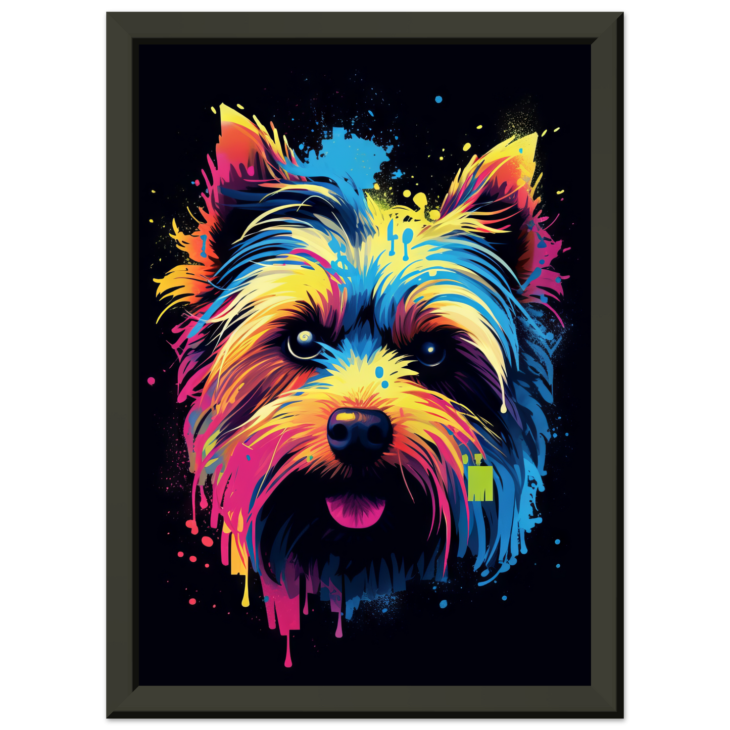 Hund Yorkshire Terrier Pop-Art (DOG51)
