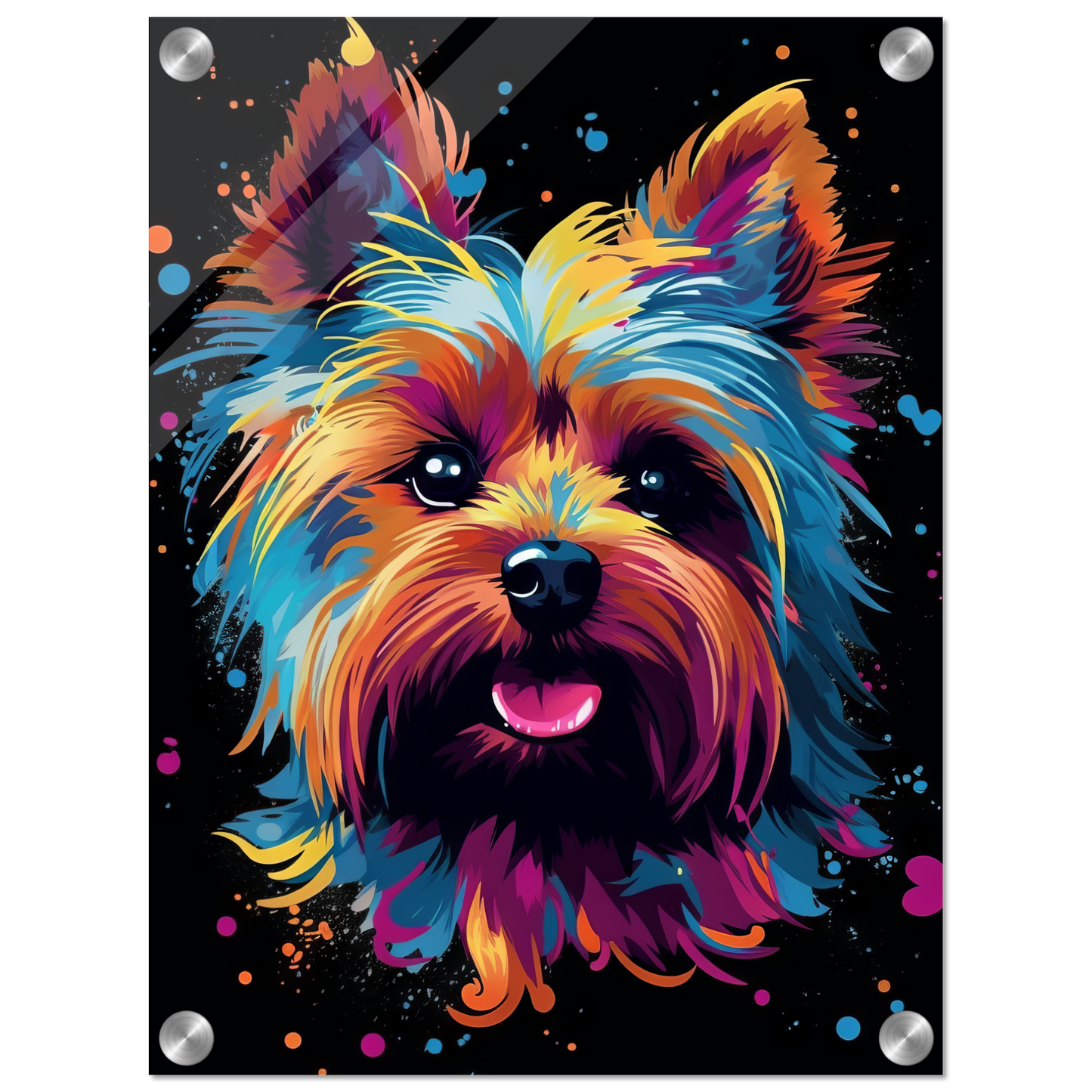 Hund Yorkshire Terrier Pop-Art (DOG52)