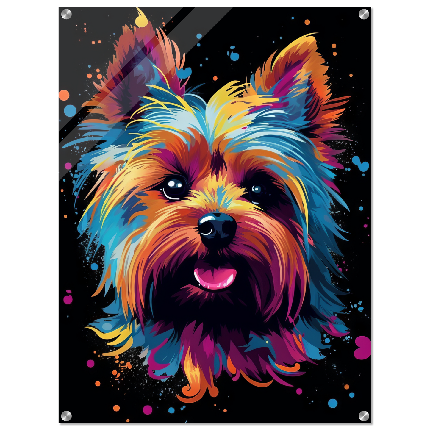 Hund Yorkshire Terrier Pop-Art (DOG52)