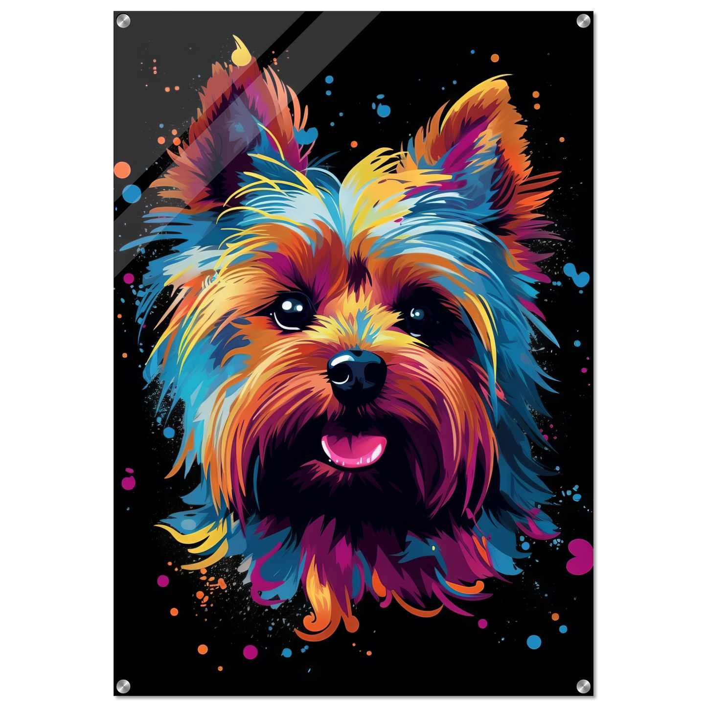 Hund Yorkshire Terrier Pop-Art (DOG52)