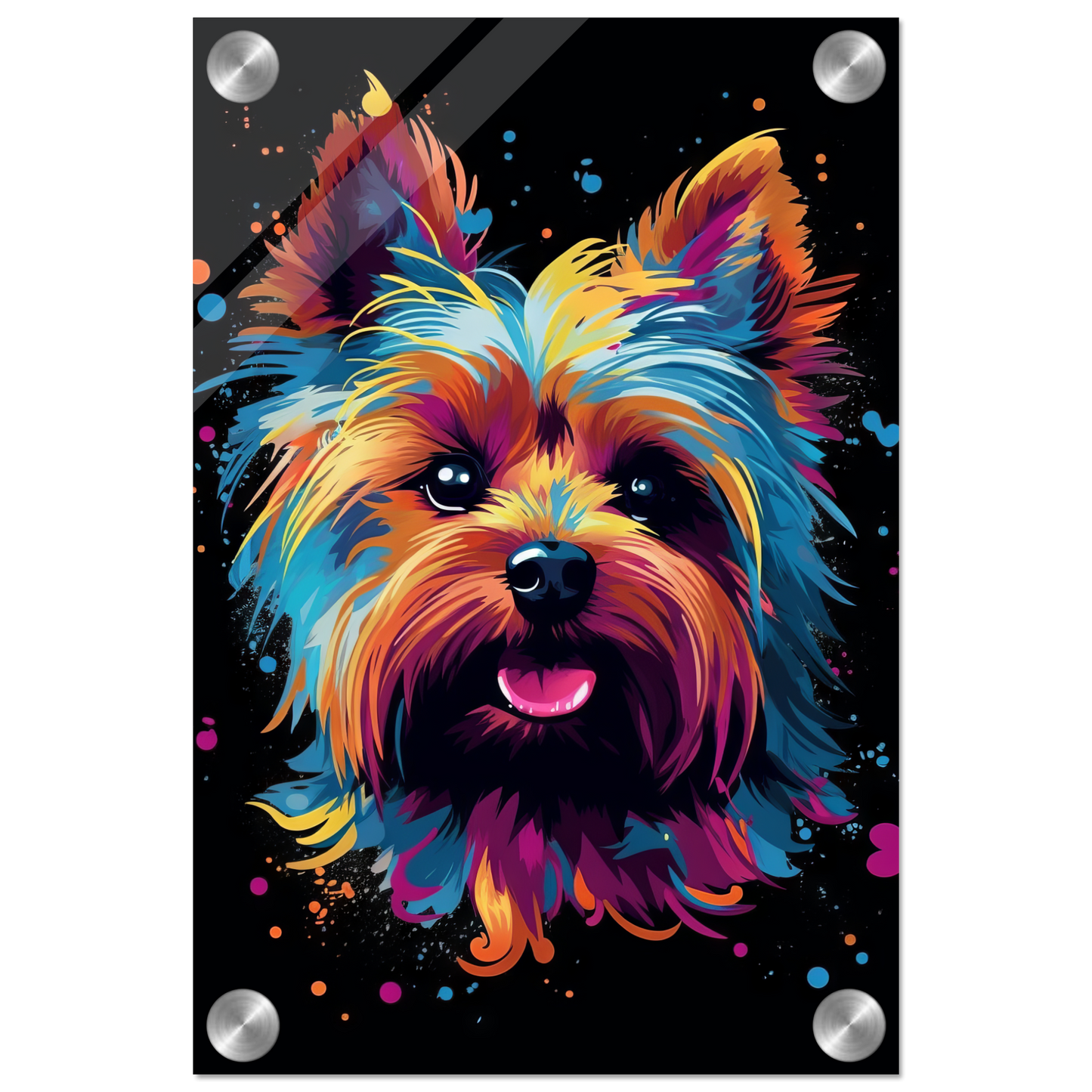 Hund Yorkshire Terrier Pop-Art (DOG52)