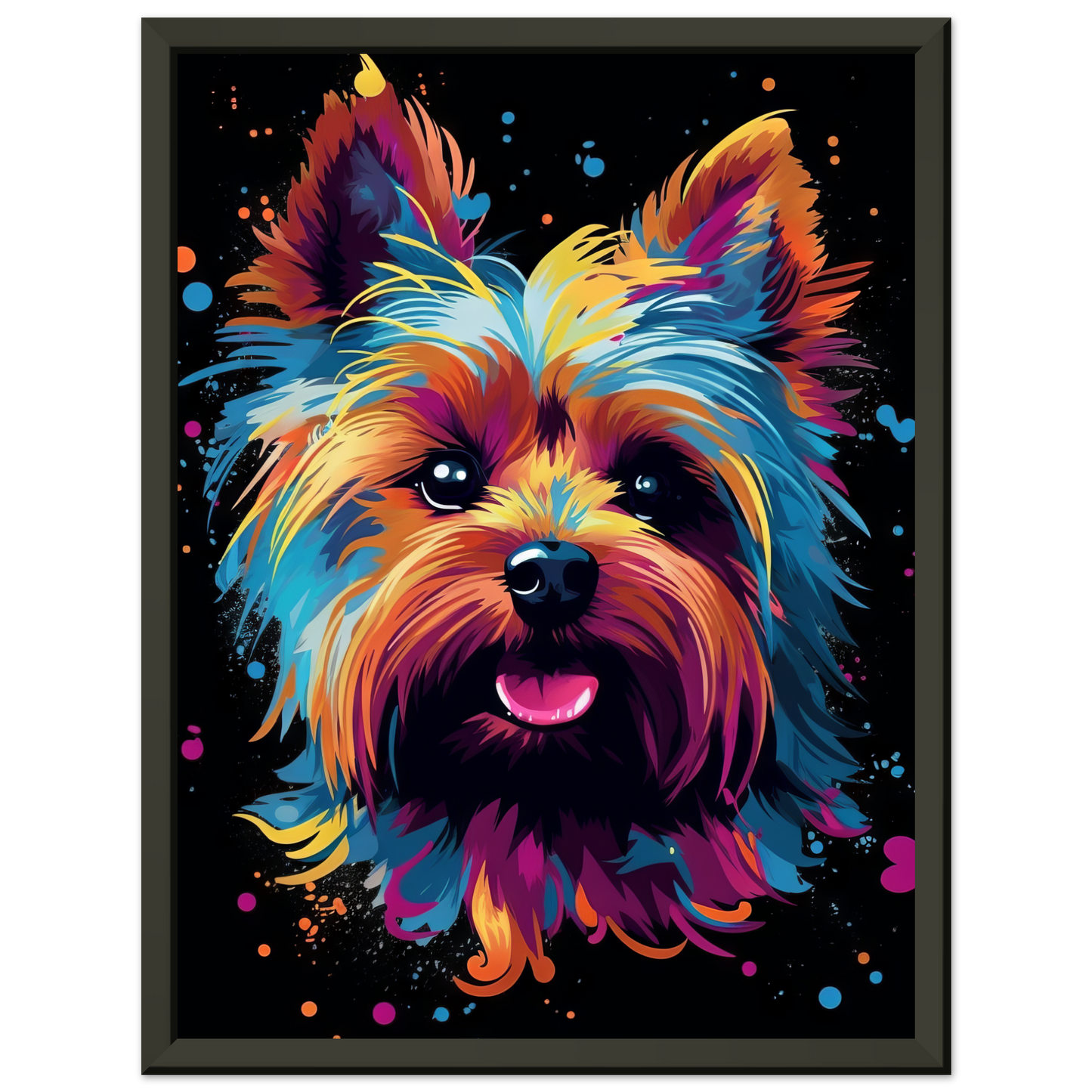 Hund Yorkshire Terrier Pop-Art (DOG52)