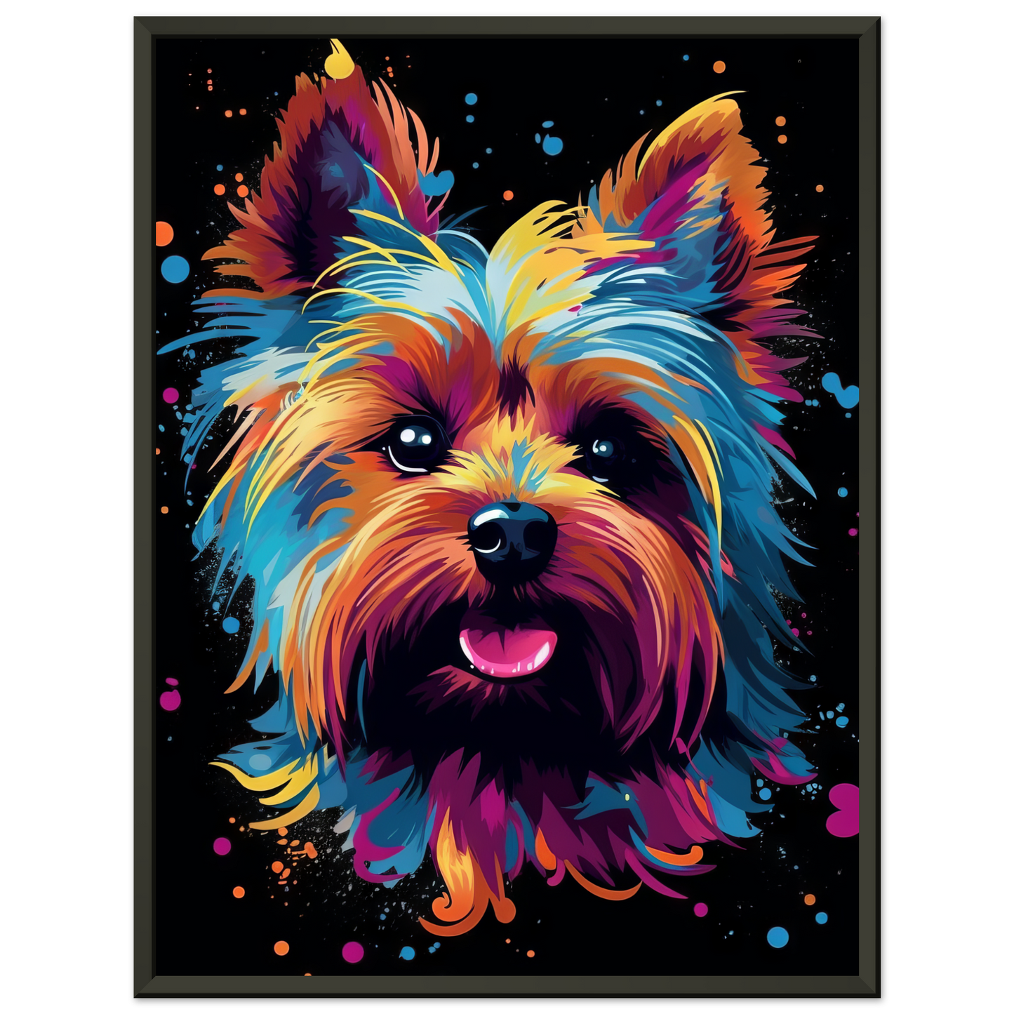 Hund Yorkshire Terrier Pop-Art (DOG52)