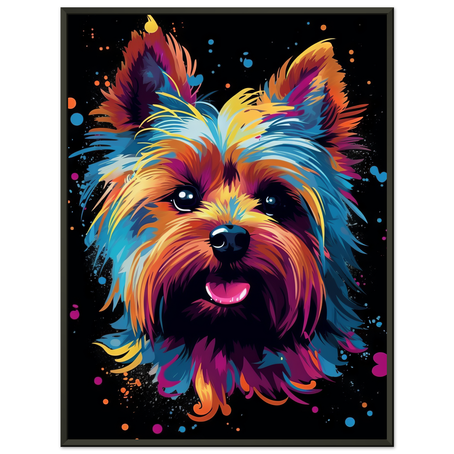 Hund Yorkshire Terrier Pop-Art (DOG52)