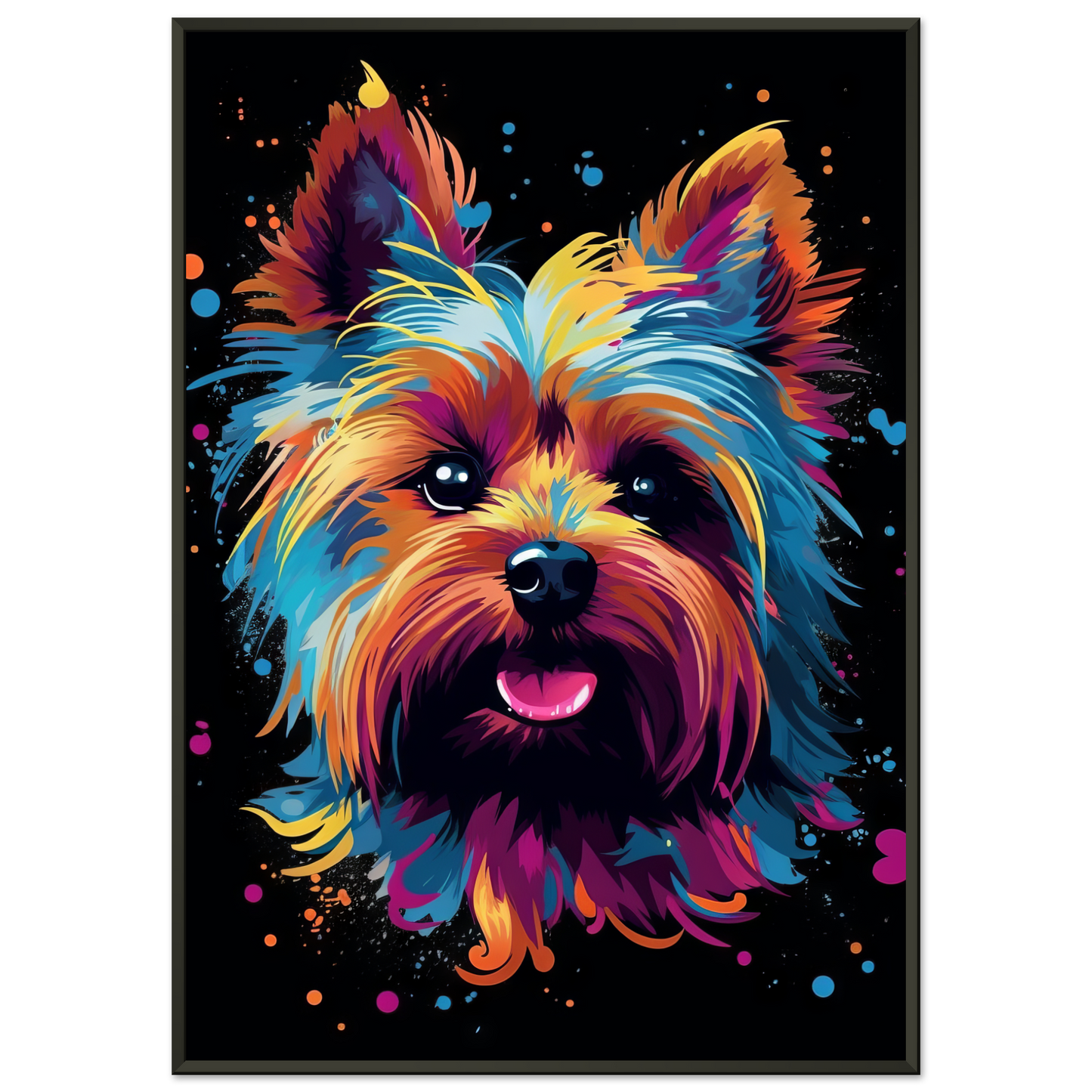 Hund Yorkshire Terrier Pop-Art (DOG52)