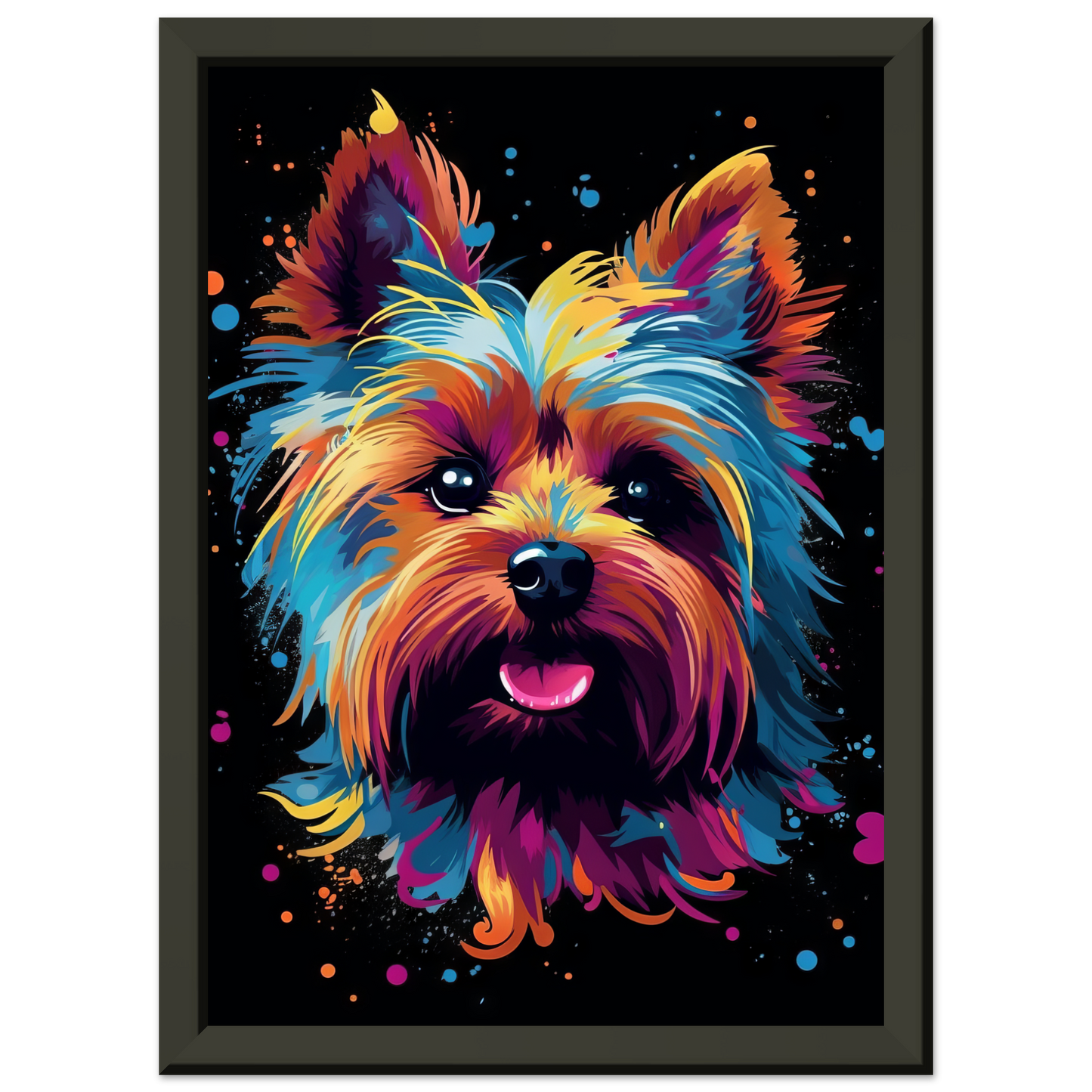 Hund Yorkshire Terrier Pop-Art (DOG52)