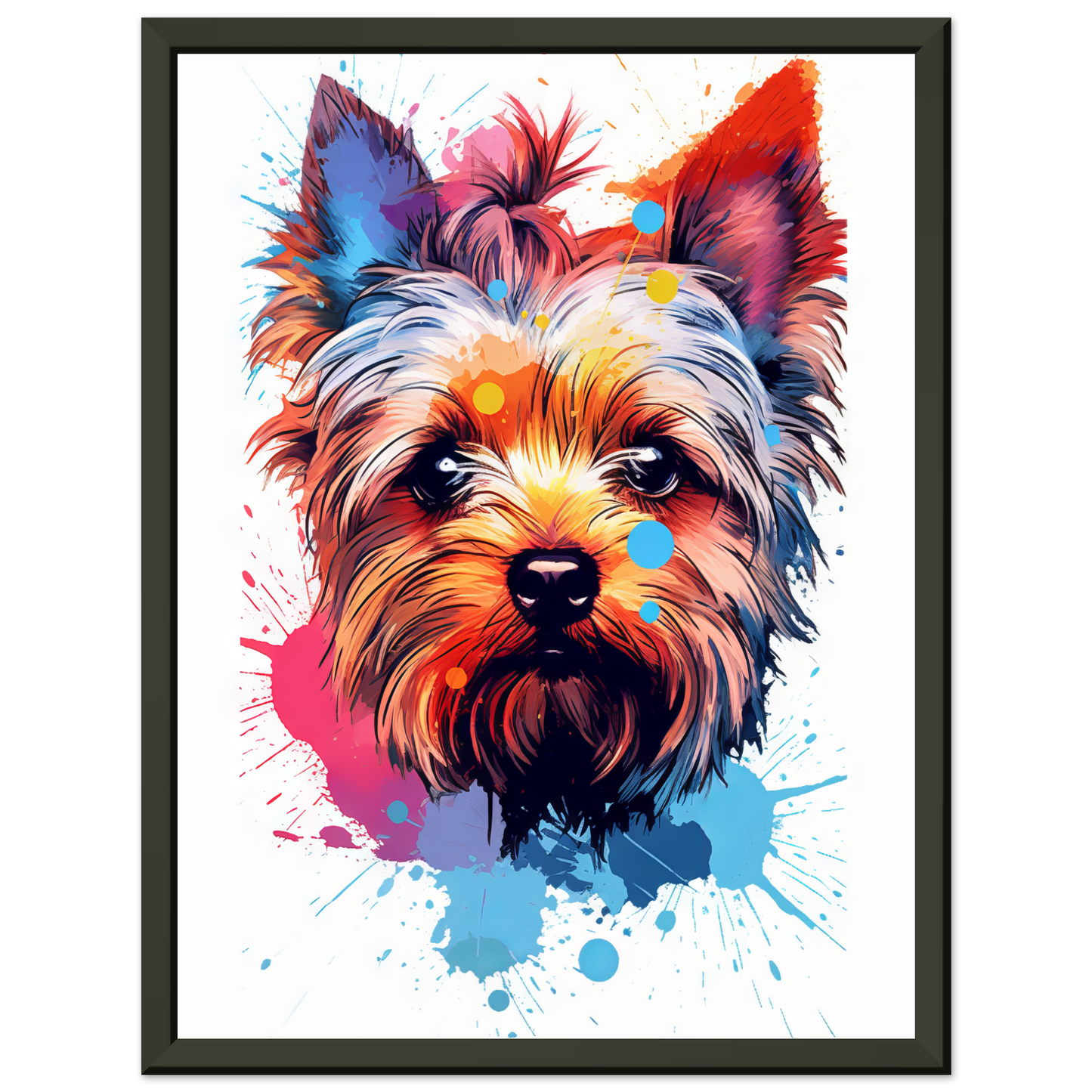 Hund Yorkshire Terrier Pop-Art (DOG54)