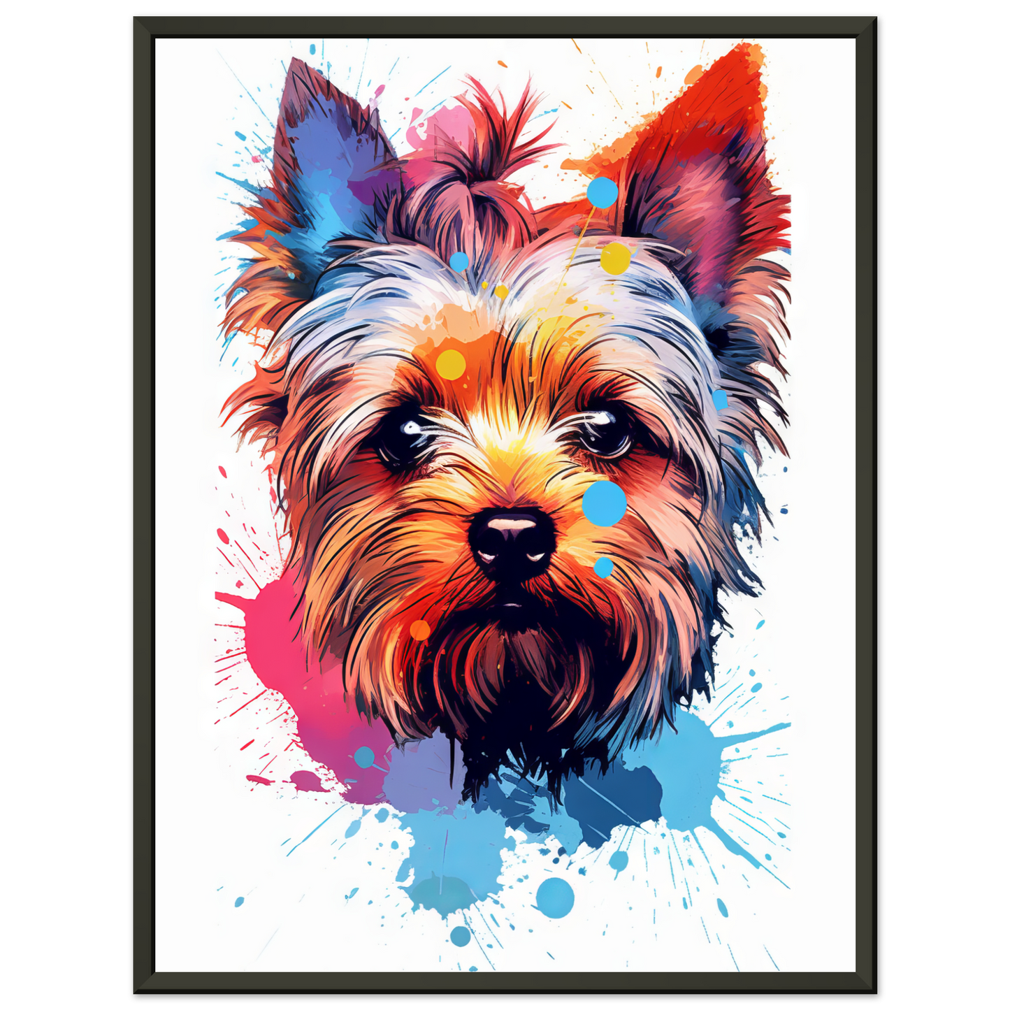 Hund Yorkshire Terrier Pop-Art (DOG54)