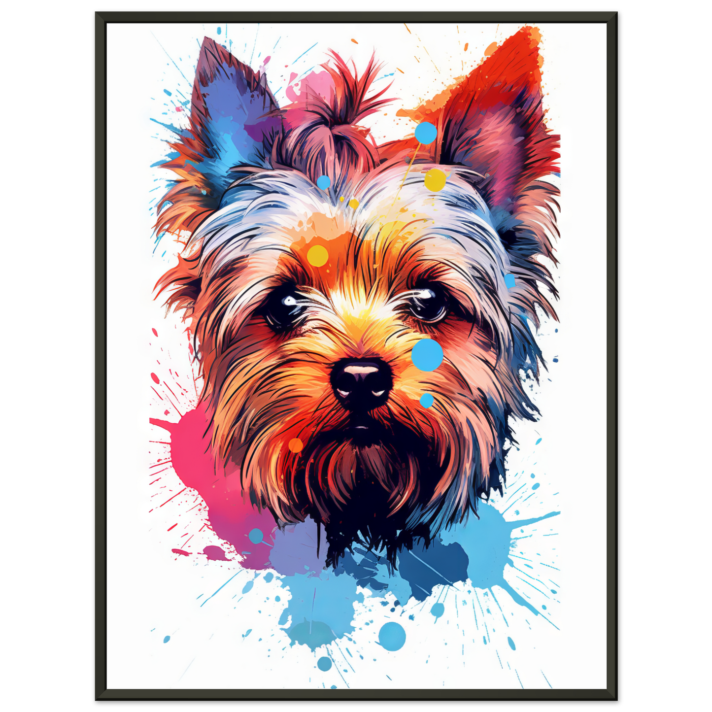Hund Yorkshire Terrier Pop-Art (DOG54)