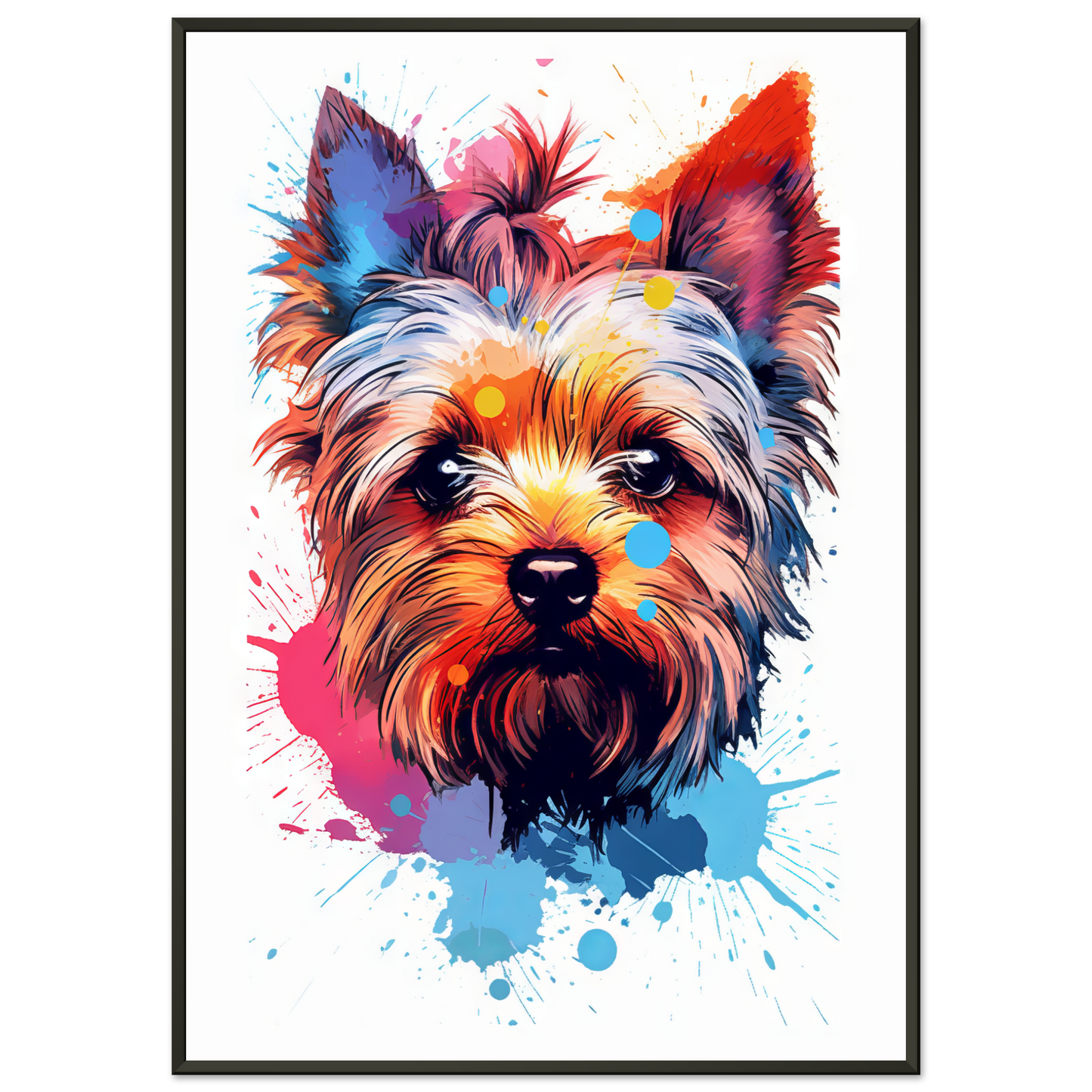 Hund Yorkshire Terrier Pop-Art (DOG54)
