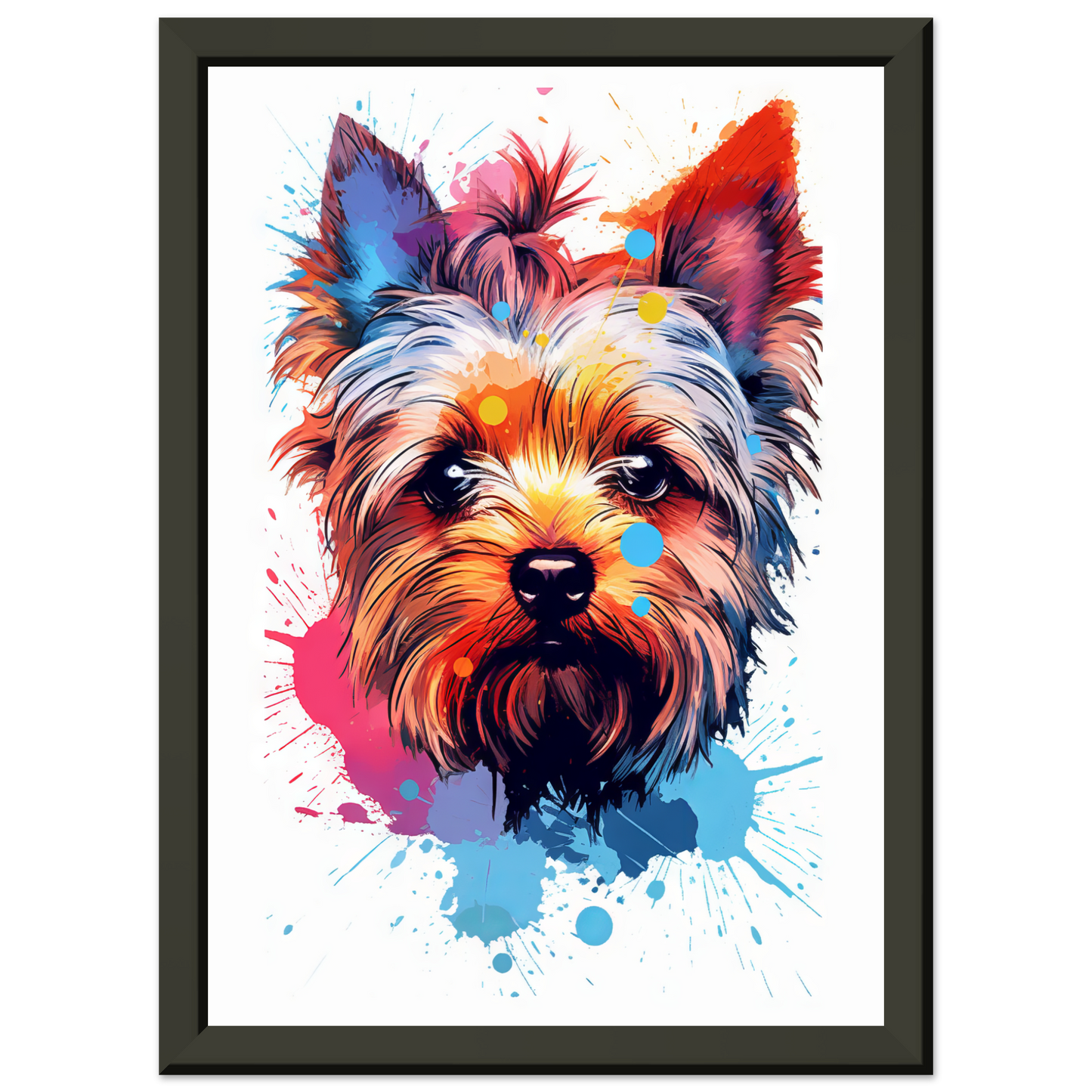 Hund Yorkshire Terrier Pop-Art (DOG54)