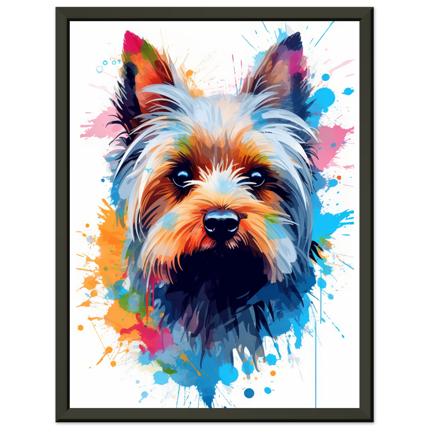Hund Yorkshire Terrier Pop-Art (DOG55)
