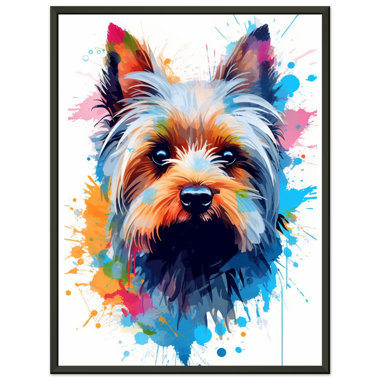 Hund Yorkshire Terrier Pop-Art (DOG55)