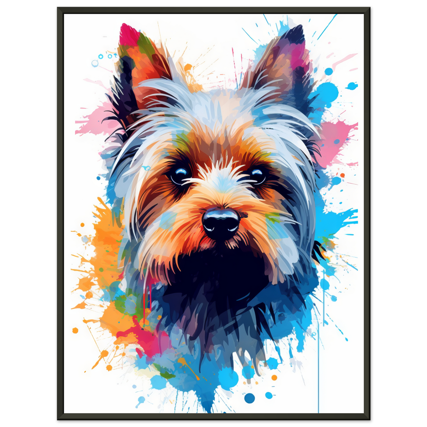 Hund Yorkshire Terrier Pop-Art (DOG55)