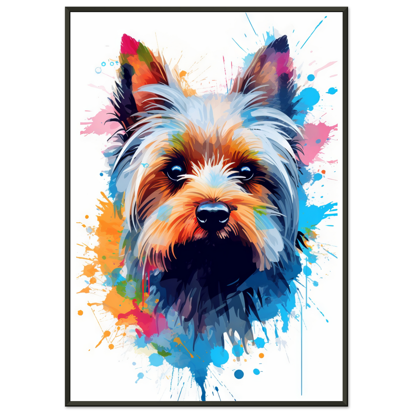 Hund Yorkshire Terrier Pop-Art (DOG55)