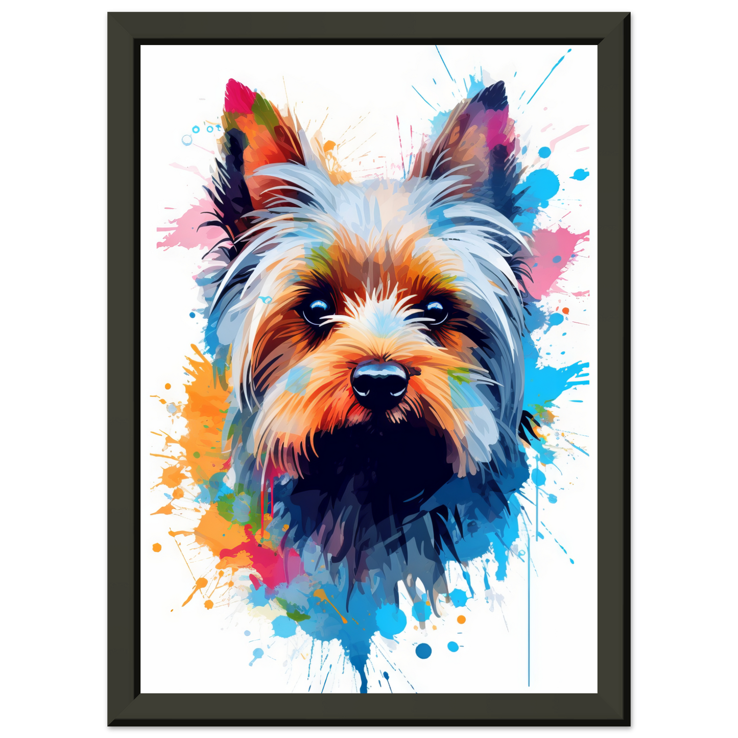 Hund Yorkshire Terrier Pop-Art (DOG55)
