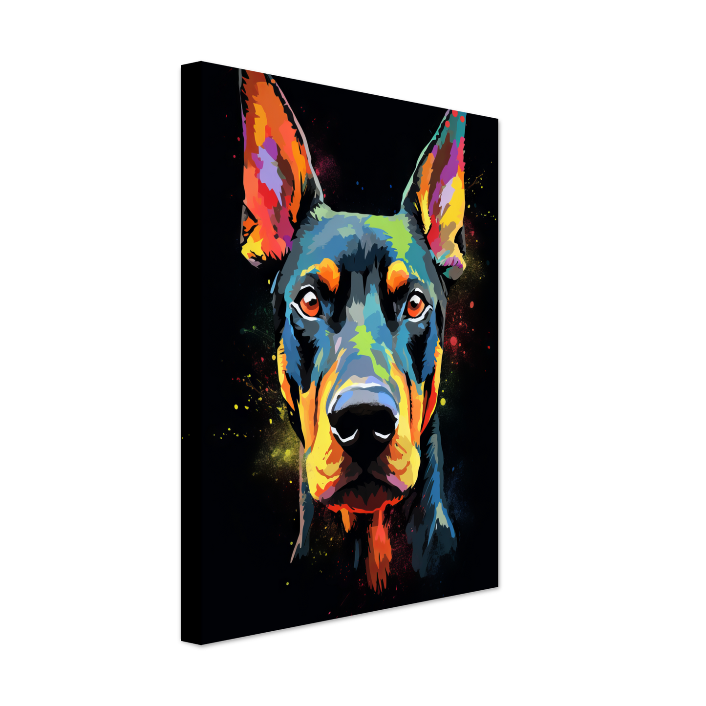 Hund Dobermann Pop-Art (DOG59)