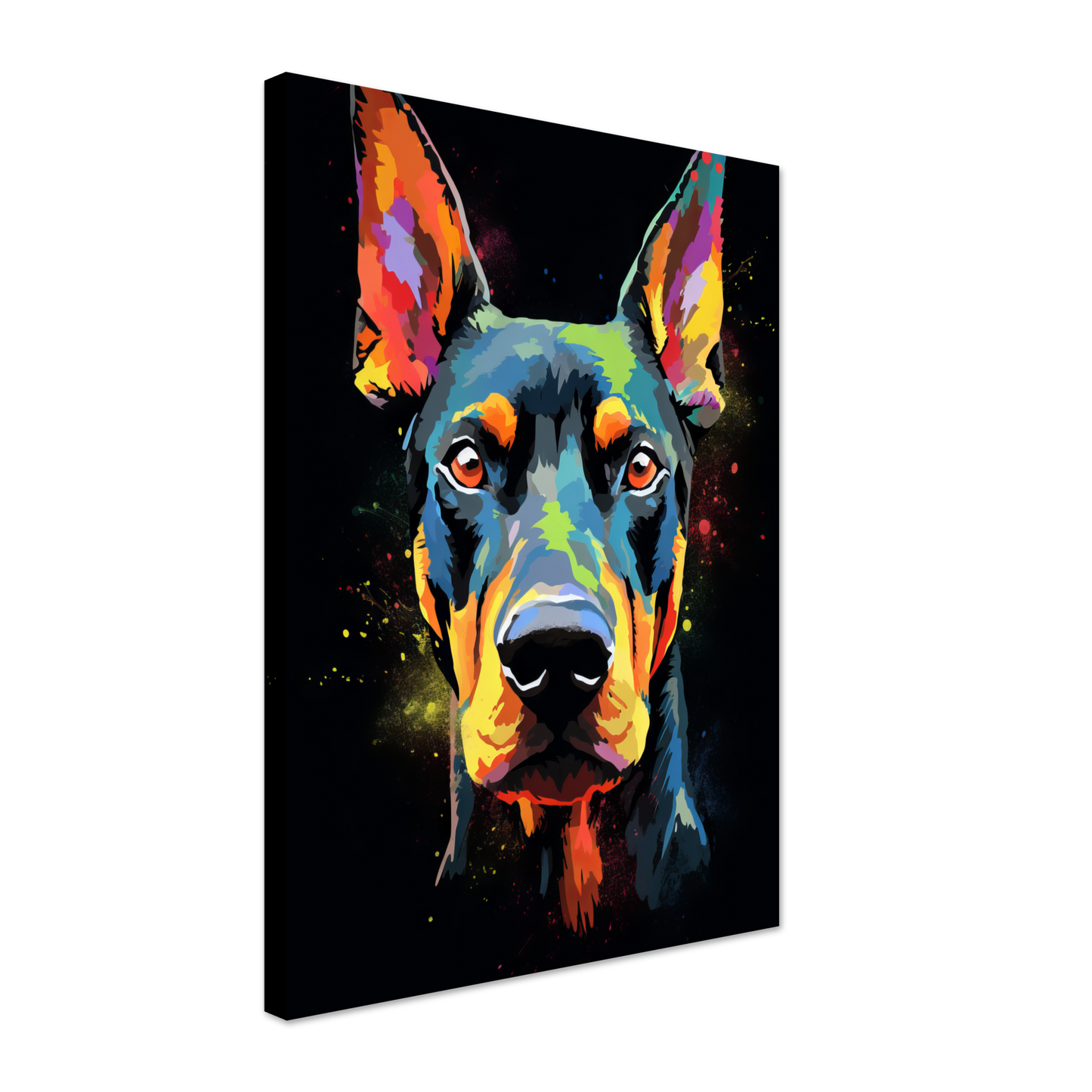 Hund Dobermann Pop-Art (DOG59)