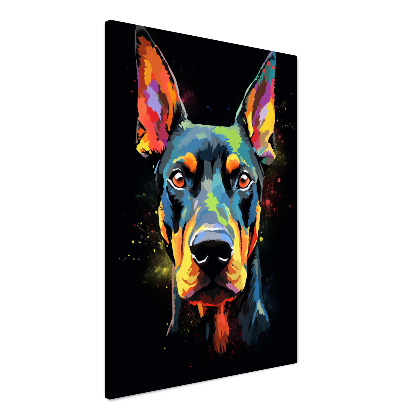 Hund Dobermann Pop-Art (DOG59)