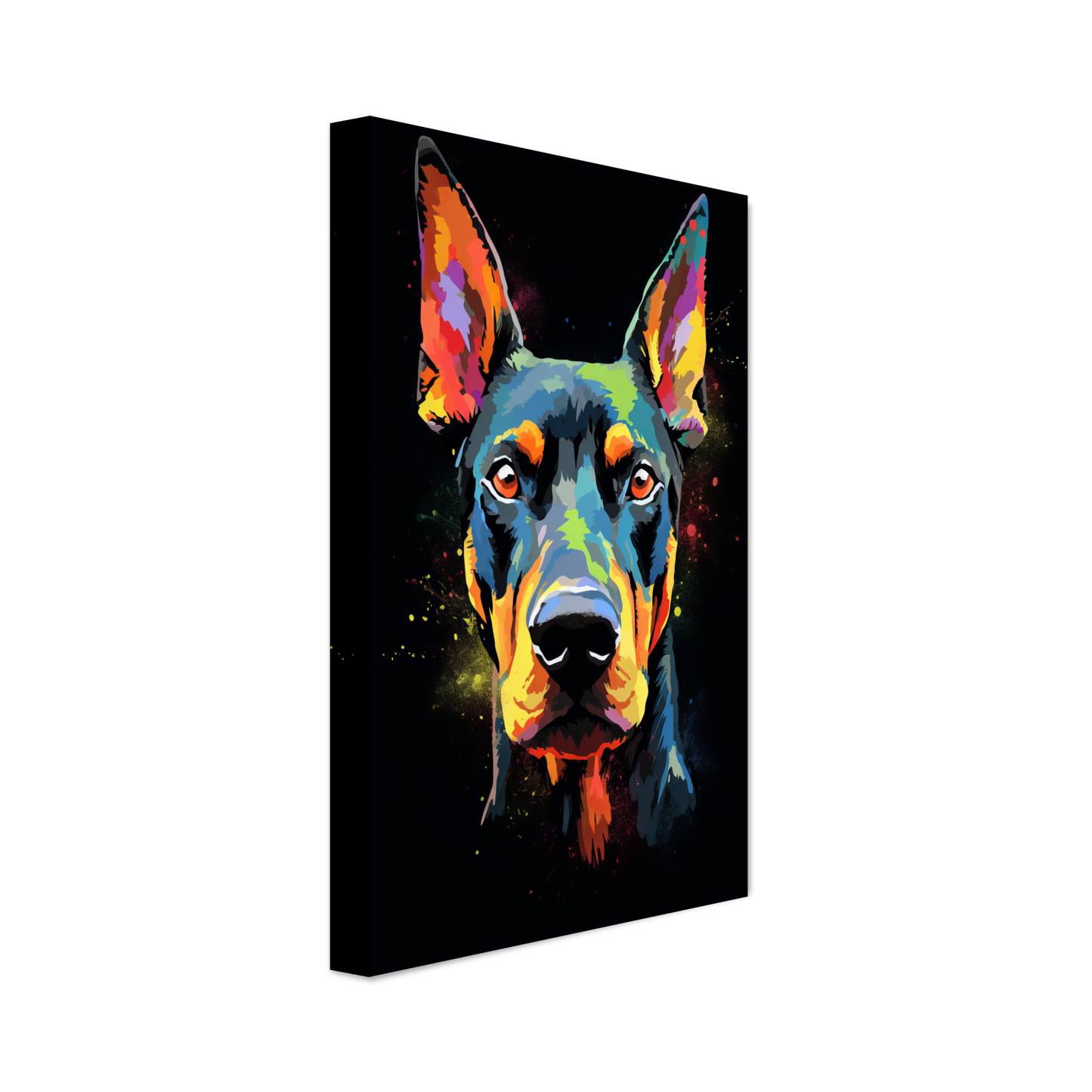 Hund Dobermann Pop-Art (DOG59)