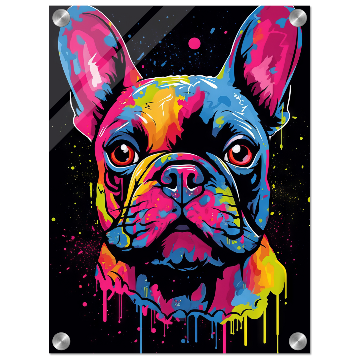 Dog French Bulldog Pop Art (DOG65)