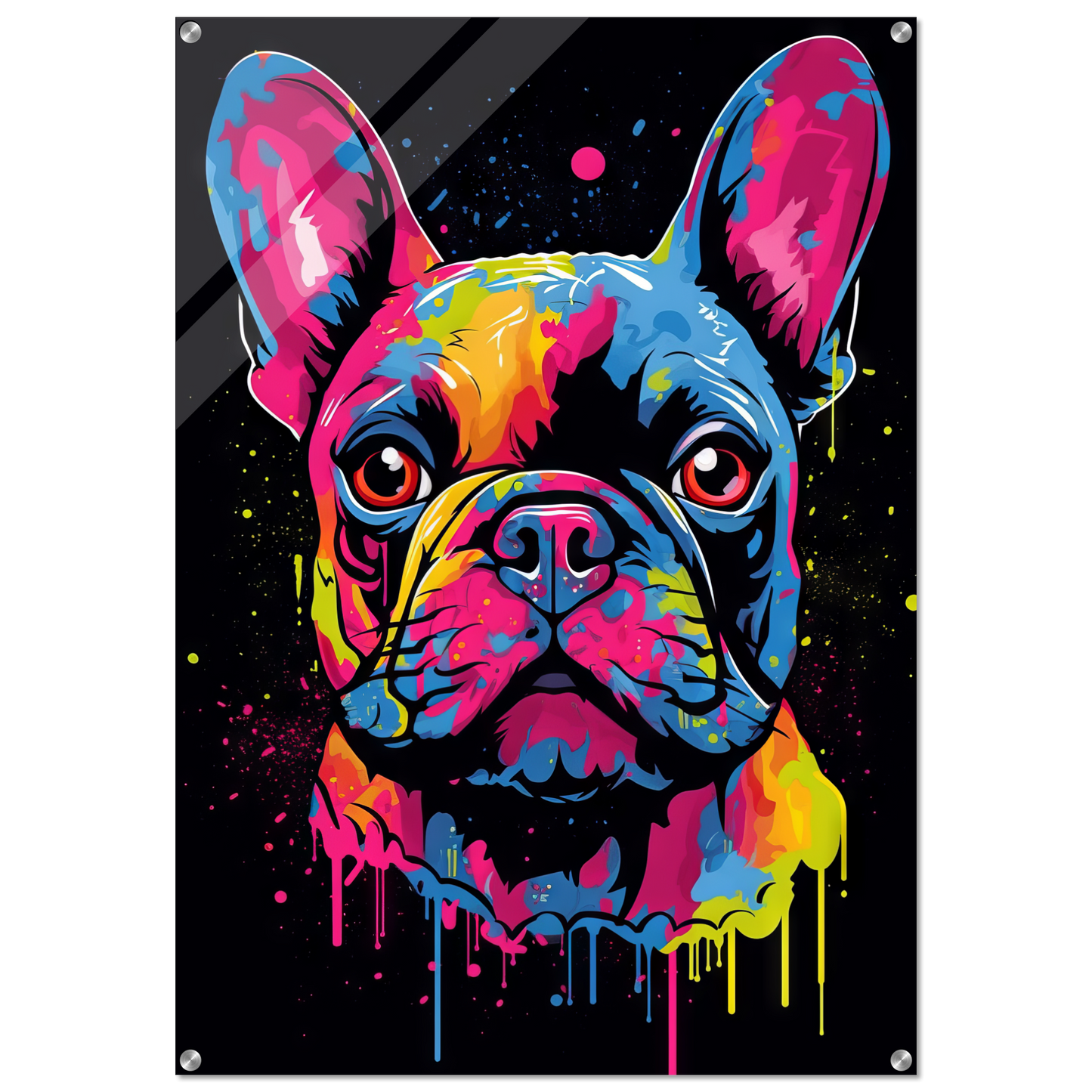Dog French Bulldog Pop Art (DOG65)