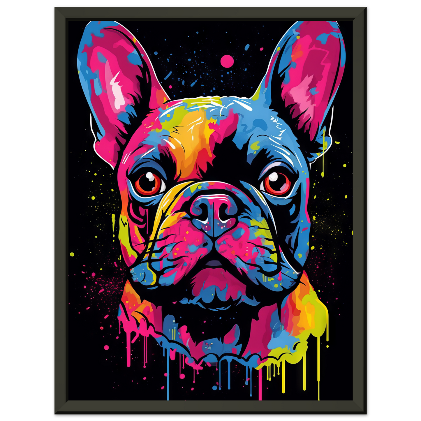 Dog French Bulldog Pop Art (DOG65)