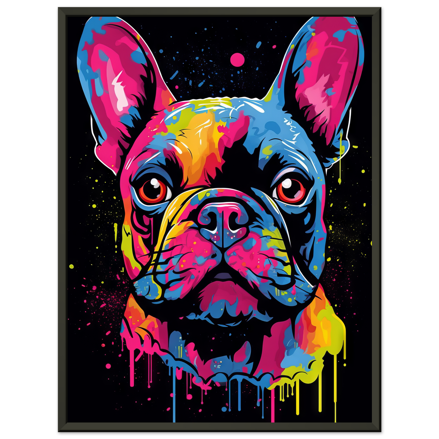 Dog French Bulldog Pop Art (DOG65)