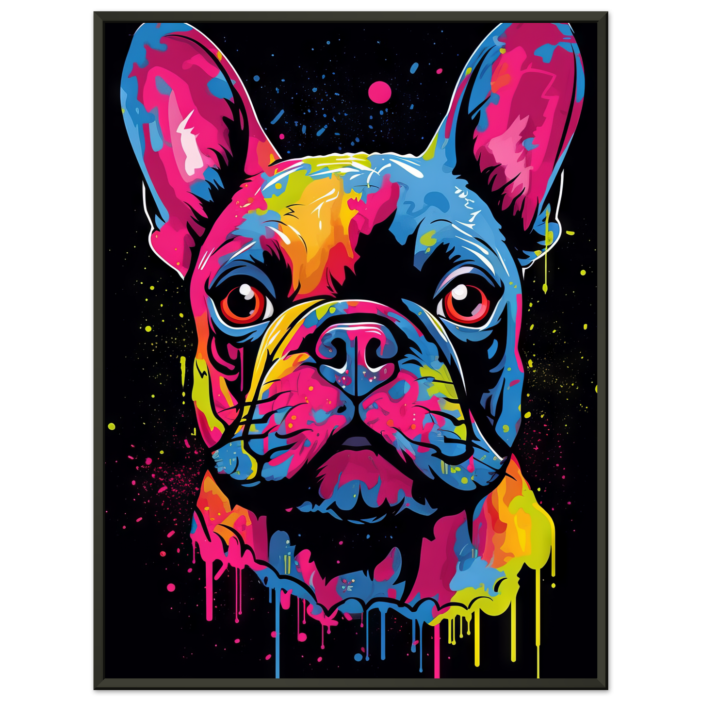Dog French Bulldog Pop Art (DOG65)