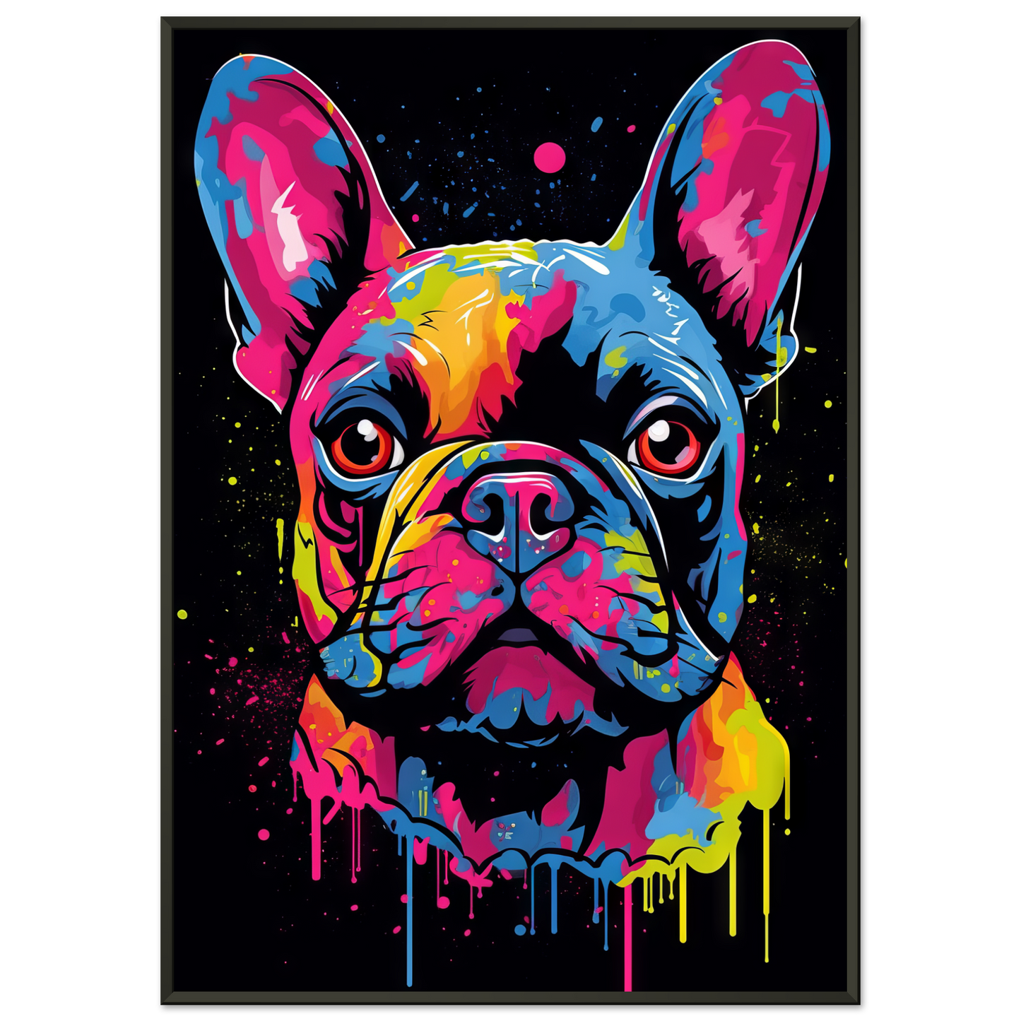 Dog French Bulldog Pop Art (DOG65)