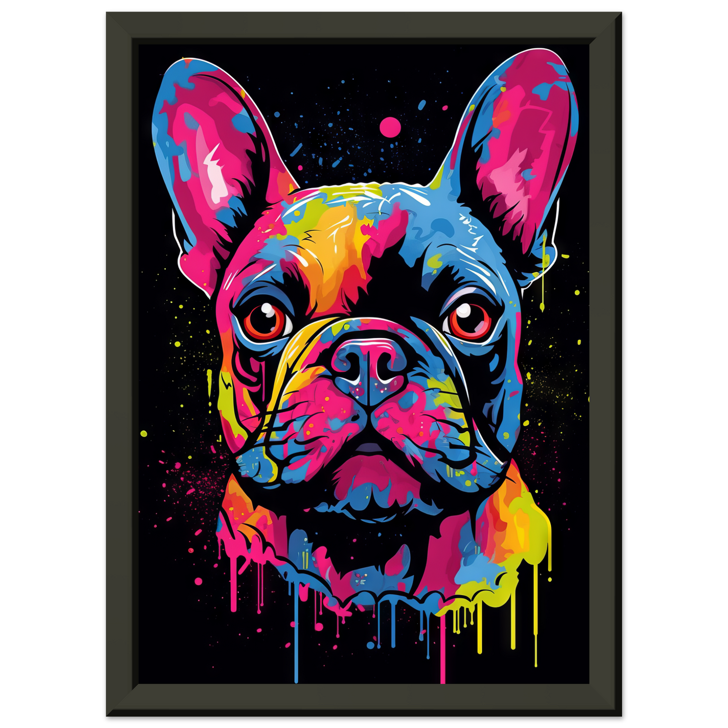 Dog French Bulldog Pop Art (DOG65)