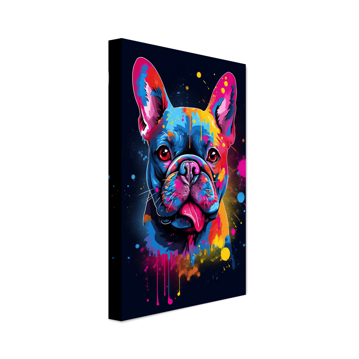 Hund French Bulldog Pop-Art (DOG66)