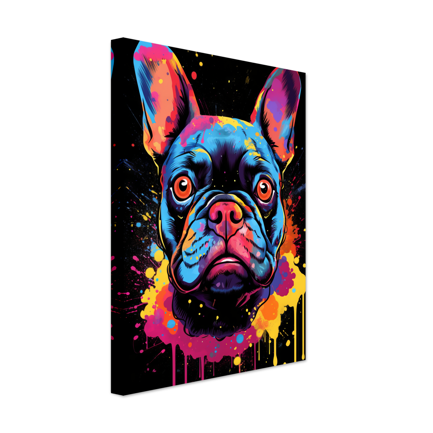 Dog French Bulldog Pop Art (DOG67)