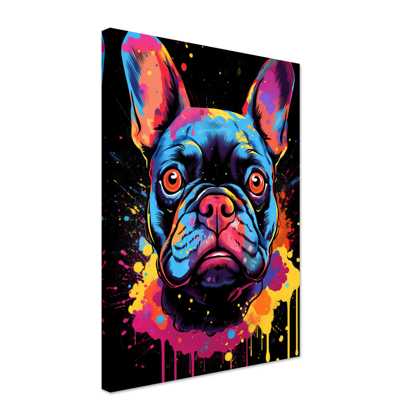 Dog French Bulldog Pop Art (DOG67)