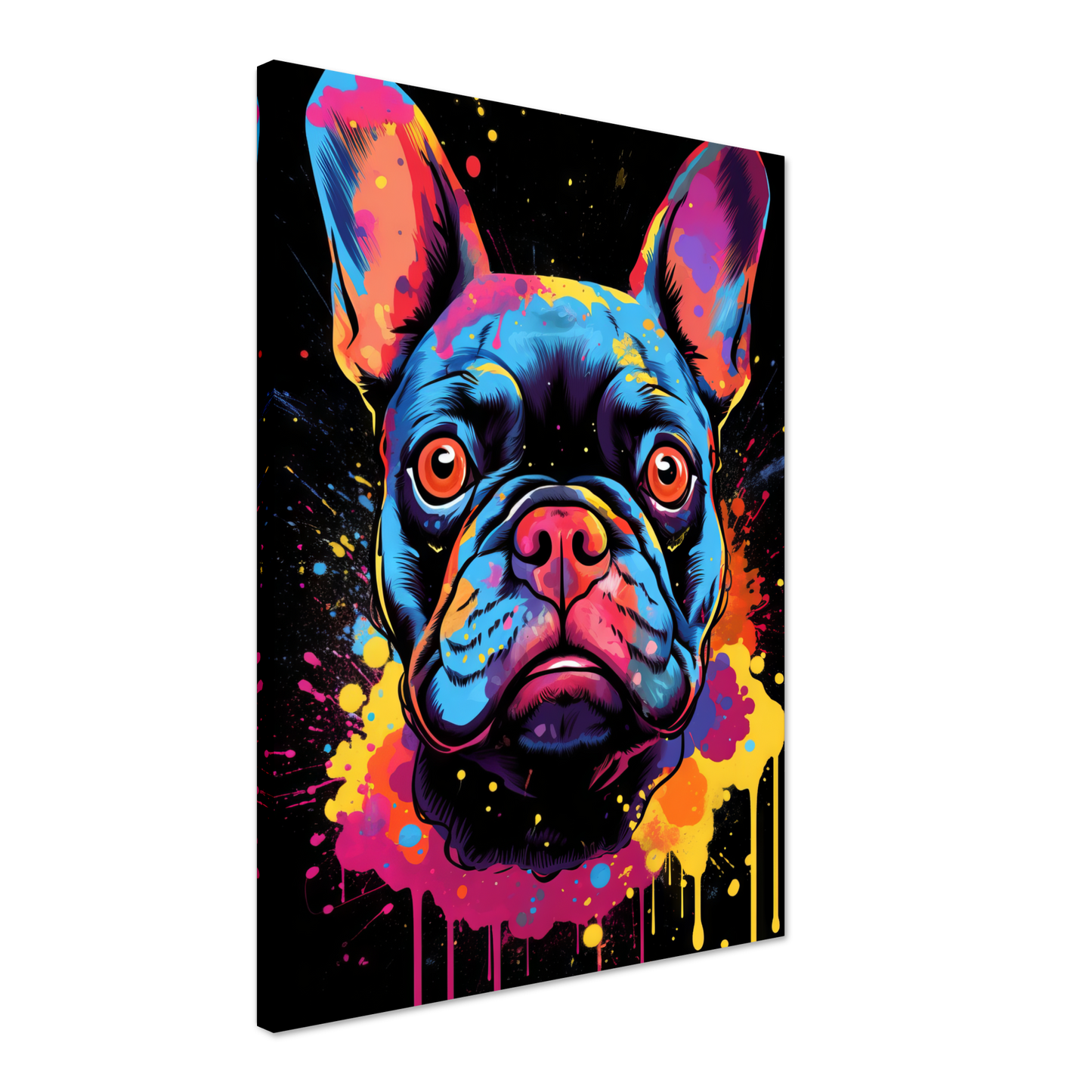 Dog French Bulldog Pop Art (DOG67)