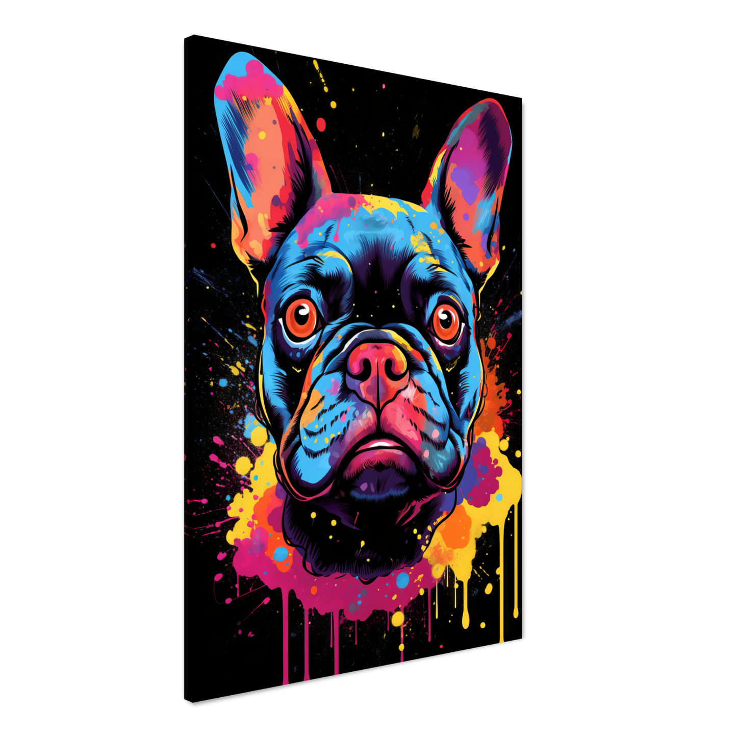Dog French Bulldog Pop Art (DOG67)