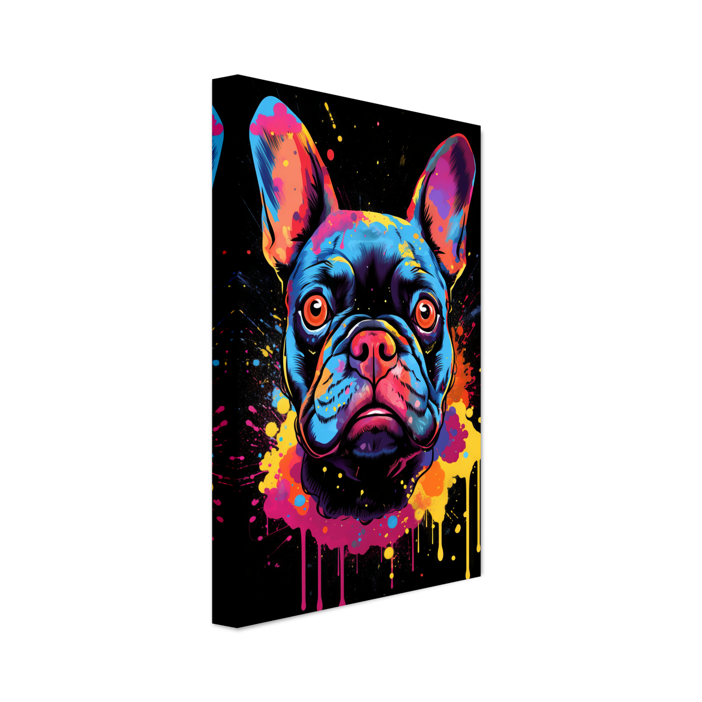 Dog French Bulldog Pop Art (DOG67)