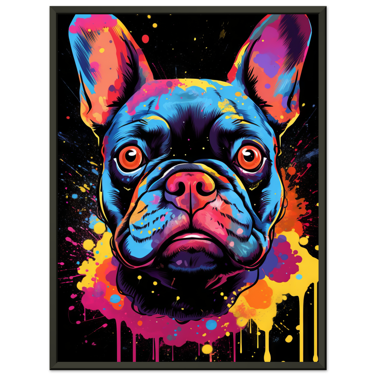 Dog French Bulldog Pop Art (DOG67)
