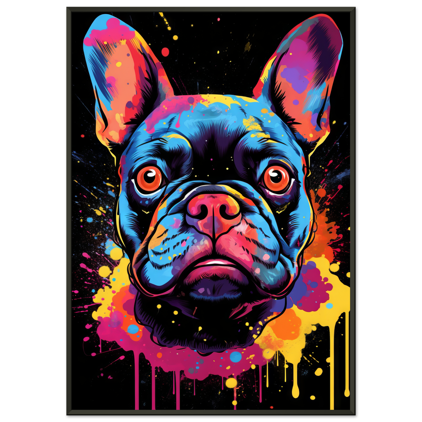 Dog French Bulldog Pop Art (DOG67)