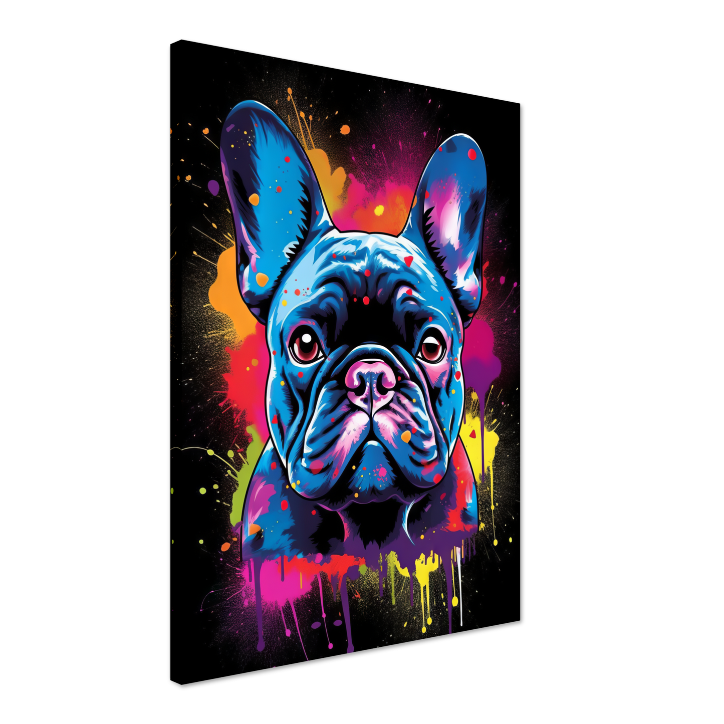 Dog French Bulldog Pop Art (DOG68)