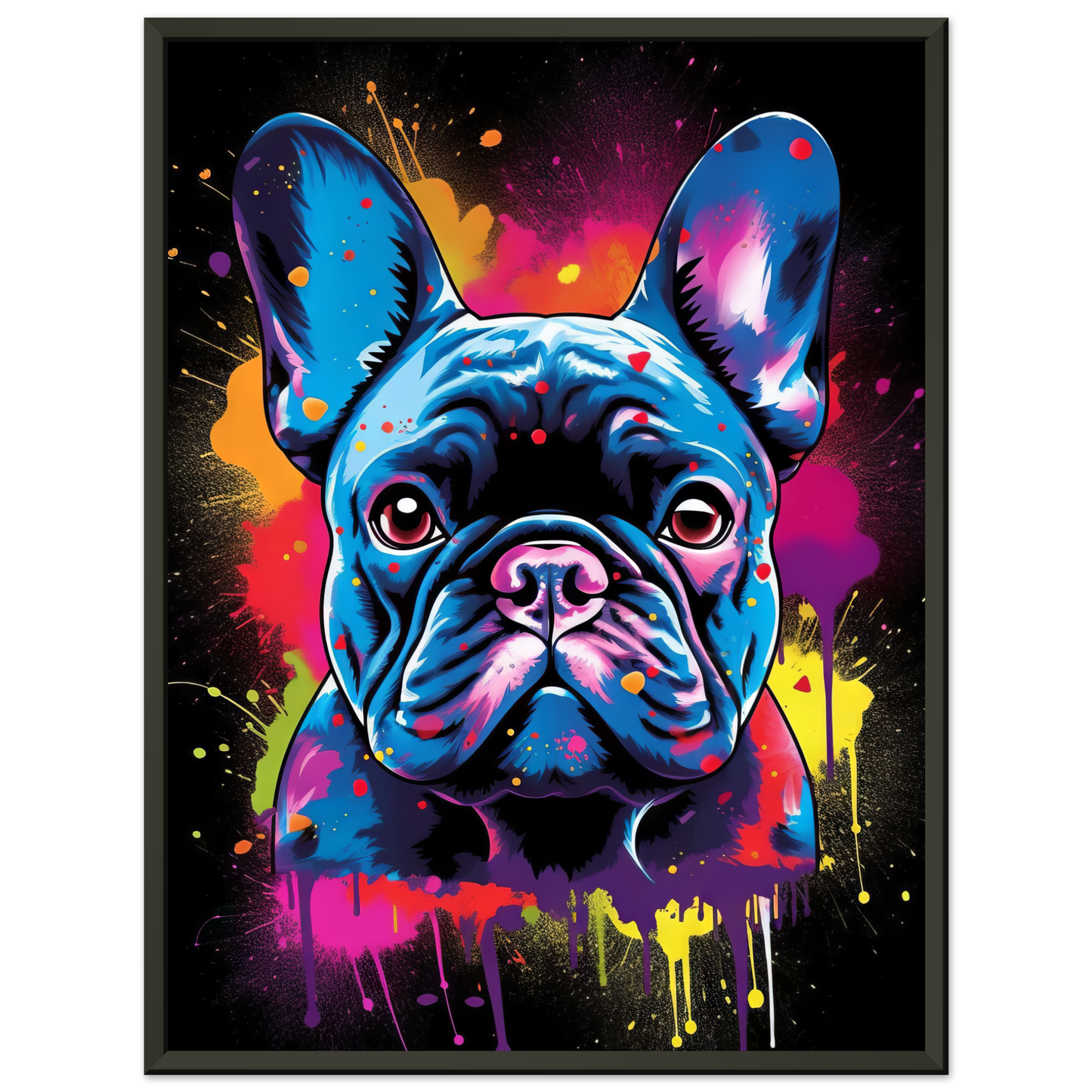Dog French Bulldog Pop Art (DOG68)